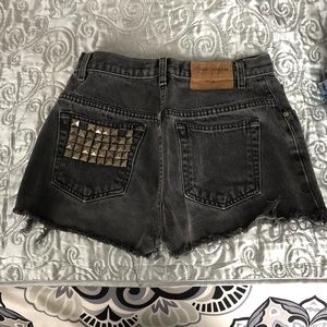High Waisted Denim Shorts
